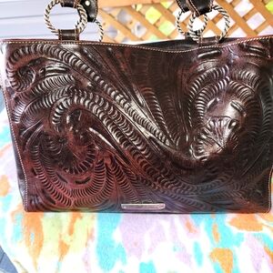 American West leather handbag